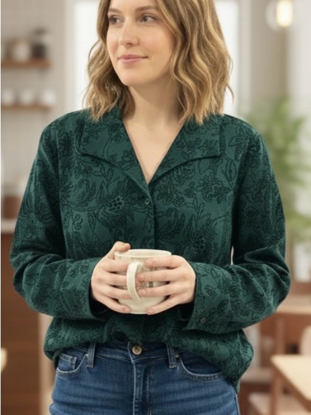 Westbound Floral Jacquard Blouse
